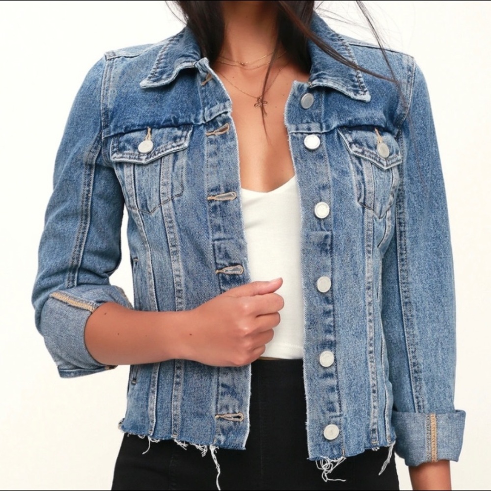 COPY - Blank NYC denim jacket.